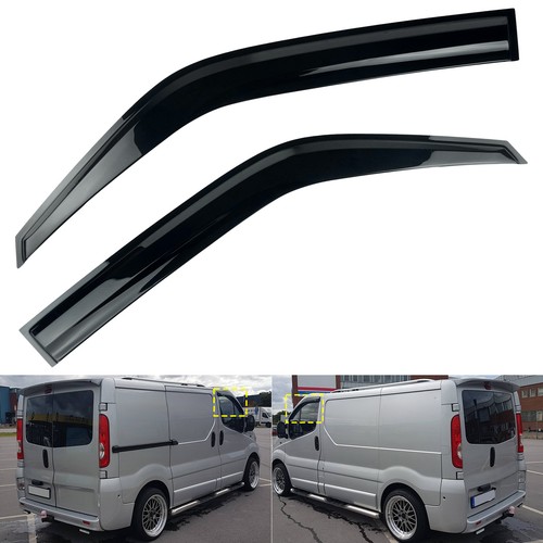 2pcs tinted wind - 2pcs, deflectors