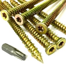 MASONRY SCREWS CONCRETE BRICK UPVC WOOD WINDOW AND DOOR FRAME TORX FIXING ANCHOR