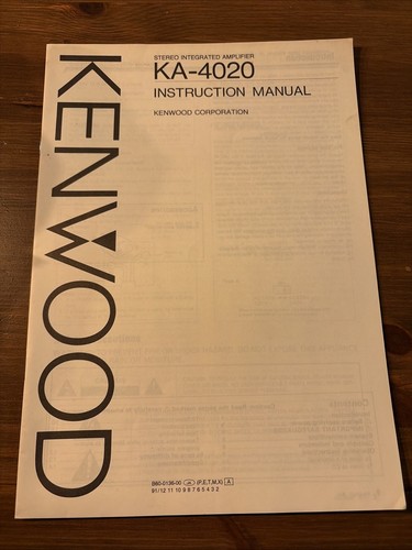 Kenwood 4020 stereo - kenwood,