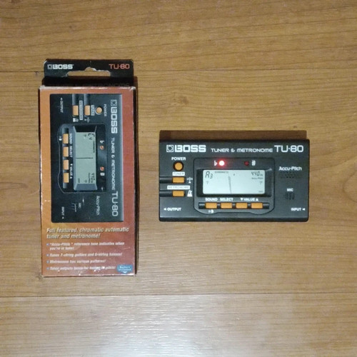 Boss guitar tuner and - boss, tu-80