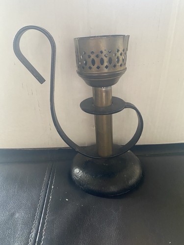 Vintage wrought iron and - iron, brass
