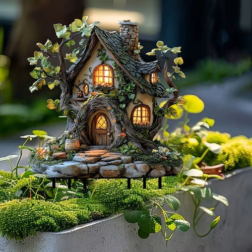 Enchanting fairy tree - enchanting, house