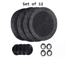 Penguin Home Glass Beaded, Coasters and Napkin Rings Round Placemats