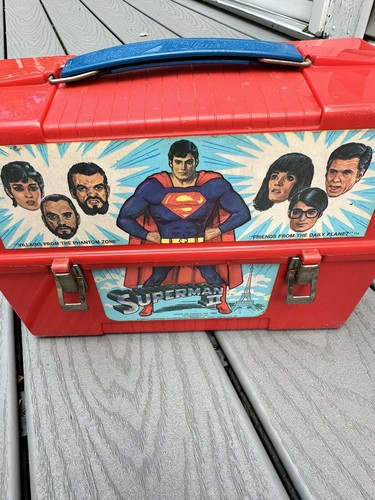 Superman plastic lunchboxes - superman,