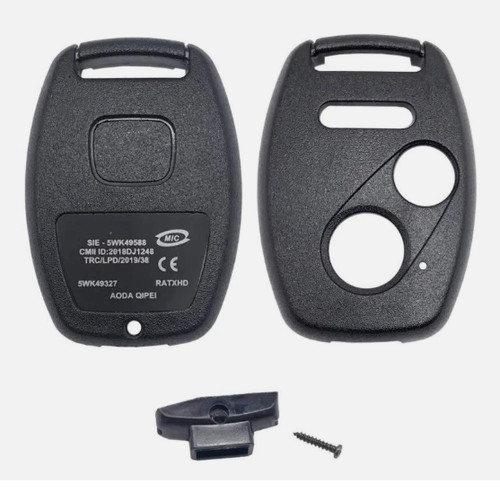 Button remote key fob case - 2-button,