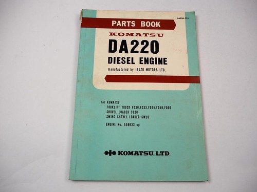1975 komatsu da220 diesel - da220,