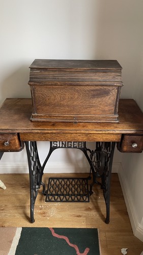 Antique singer sewing machine - antique,