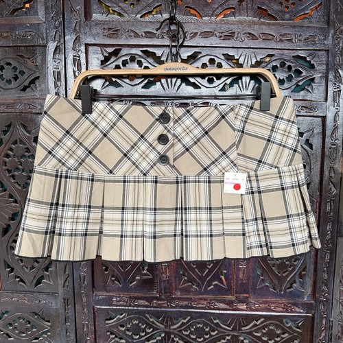 Y2k deadstock micro mini plaid - y2k,