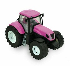 Kids Real Looking Large Pink Colourful Plastic Toy Tractor Indoor Outdoor Beach