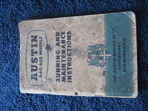 Austin a40 a50 running and - austin-a40/a50-running,