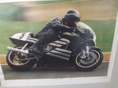 Rare large framed jps rotary - framed,