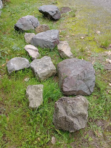 Large rockery stones - rockery, heavy