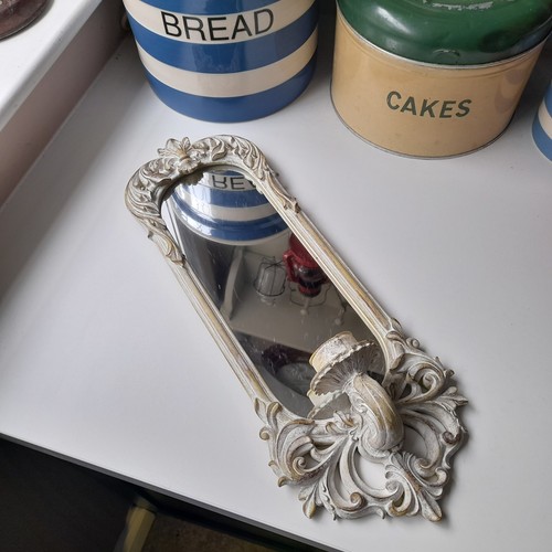 Vintage plaster frame - , white