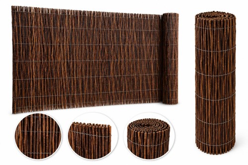 Willow fence screening roll - willow,