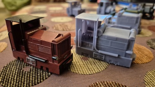 Ruston loco with cab - with,