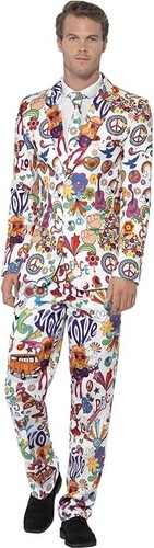 Mens groovy stand out suit - mens,