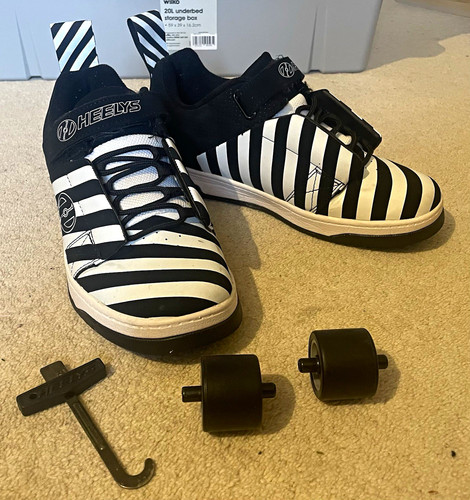 Heelys rift black white - heelys, 1