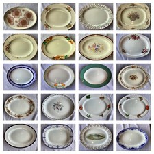 VINTAGE CHINA SERVING PLATES -