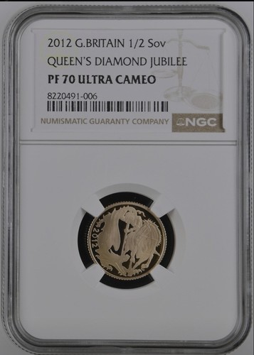 2012 gold proof half sovereign - gold,