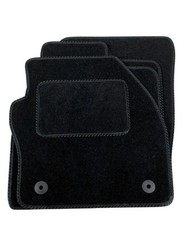 Car Mats - For Seat Leon 2013-2020 MK3 - Anti-Slip - Black Carpet Floor Mats