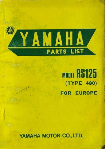 Yamaha rs125 1974 model - 1974,