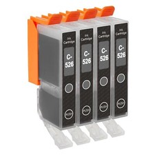 4 Grey Ink Cartridges to replace Canon CLI-526GY Compatible for PIXMA