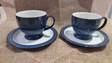 2x Denby Boston Blue Cups &