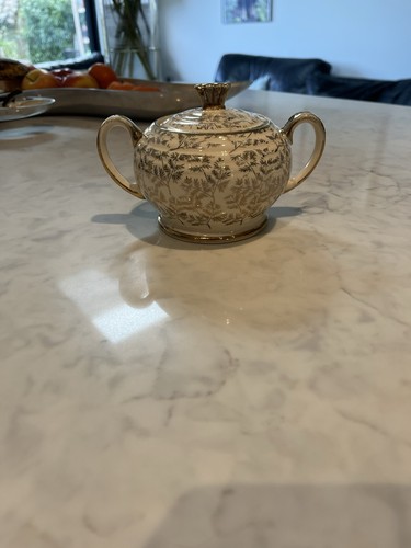 Vintage lidded sugar bowl - vintage,