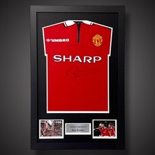 Framed Roy Keane Manchester United Signed Shirt - Private Signing With COA £299