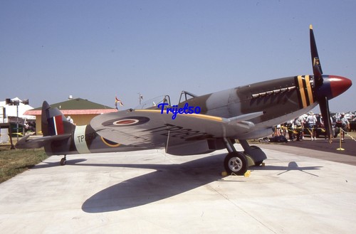 35mm aircraft slide - aircraft, spitfire