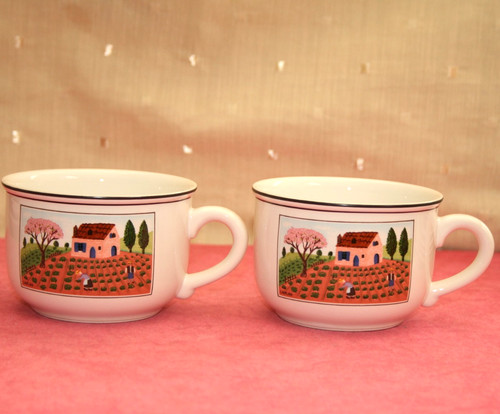 Pair villeroy boch cups - pair,