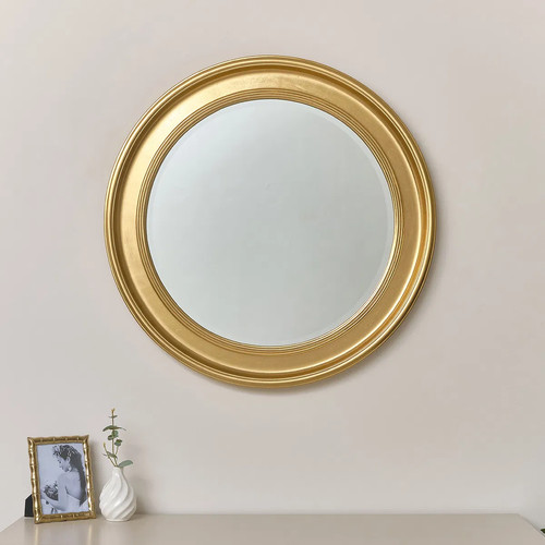 Large round gold vintage - large,