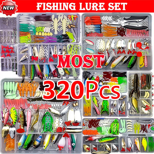 Fishing lure kit soft hard - lure,