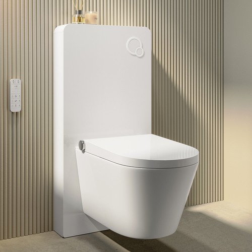 Wall hung smart bidet japanese - hung,