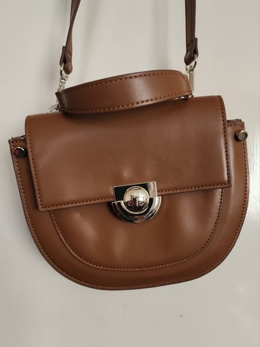 Zara brown faux - faux, leather