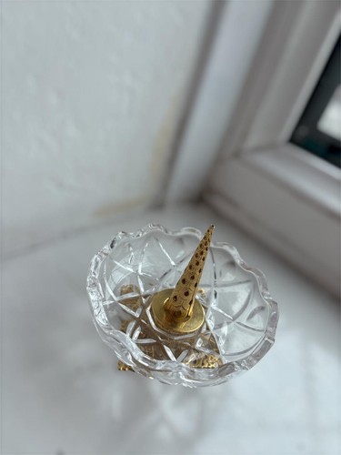 Vintage killarney crystal ring - crystal,