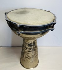 Vintage Metal Base Darbuka