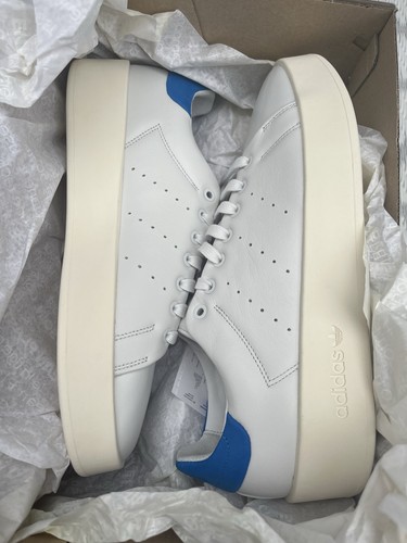 Adidas men white blue stan - adidas, men's