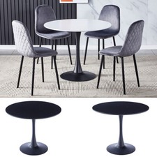 Round Dining Table & 2 /4 Grey