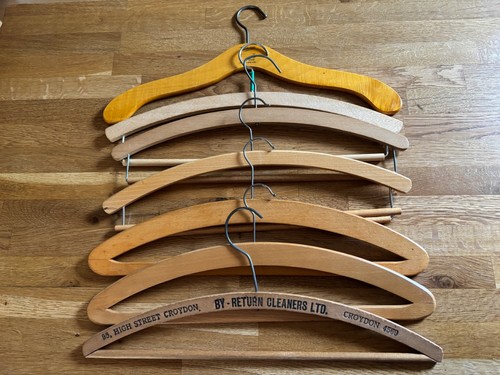 Vintage wooden clothes - x,