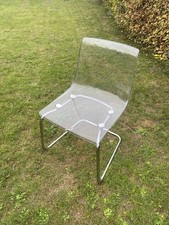 IKEA Tobias Clear Perspex Dining Chair