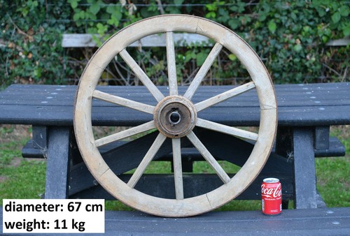 Vintage old wooden cart - , wagon