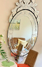 Gubbio Venetian Glass Oval