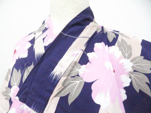 Japanese kimono yukata purple - japanese,