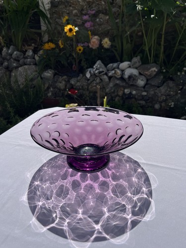 Thomas webb glass - fruit, bowl