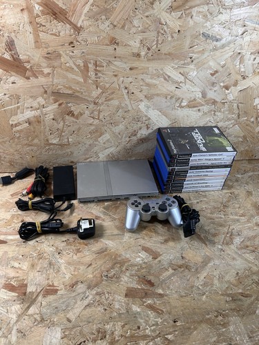 Sony playstation slim silver - sony,