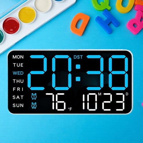 Desk wall clock digital - clock,