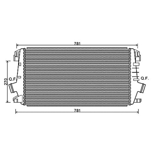 Intercooler for vauxhall astra - for,