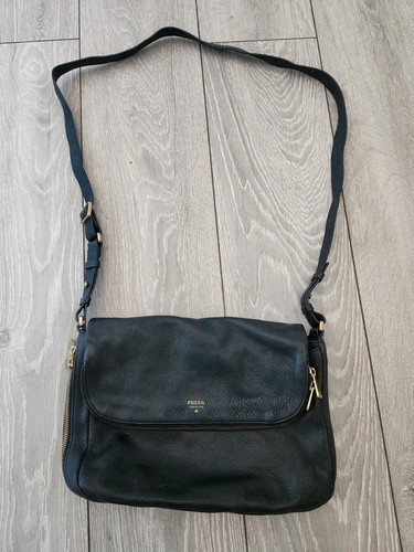 Fossil preston black leather - black,