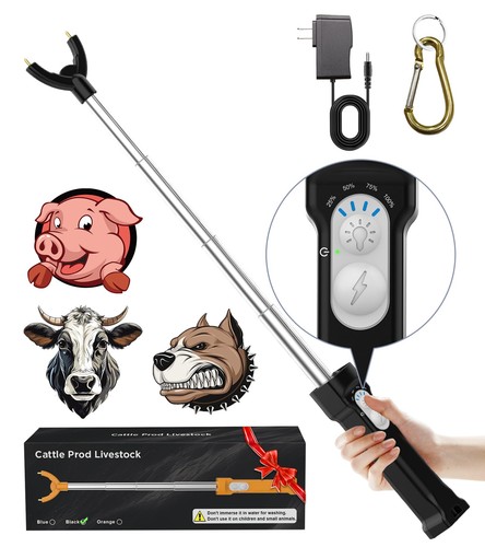 Cattle prod rechargeable with - rechargeable,